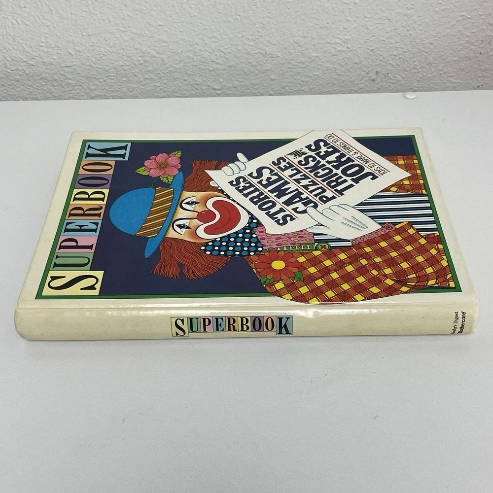 Vintage Readers Digest‎ 1981 Superbook Kids Stories Puzzles Jokes Hardback Book